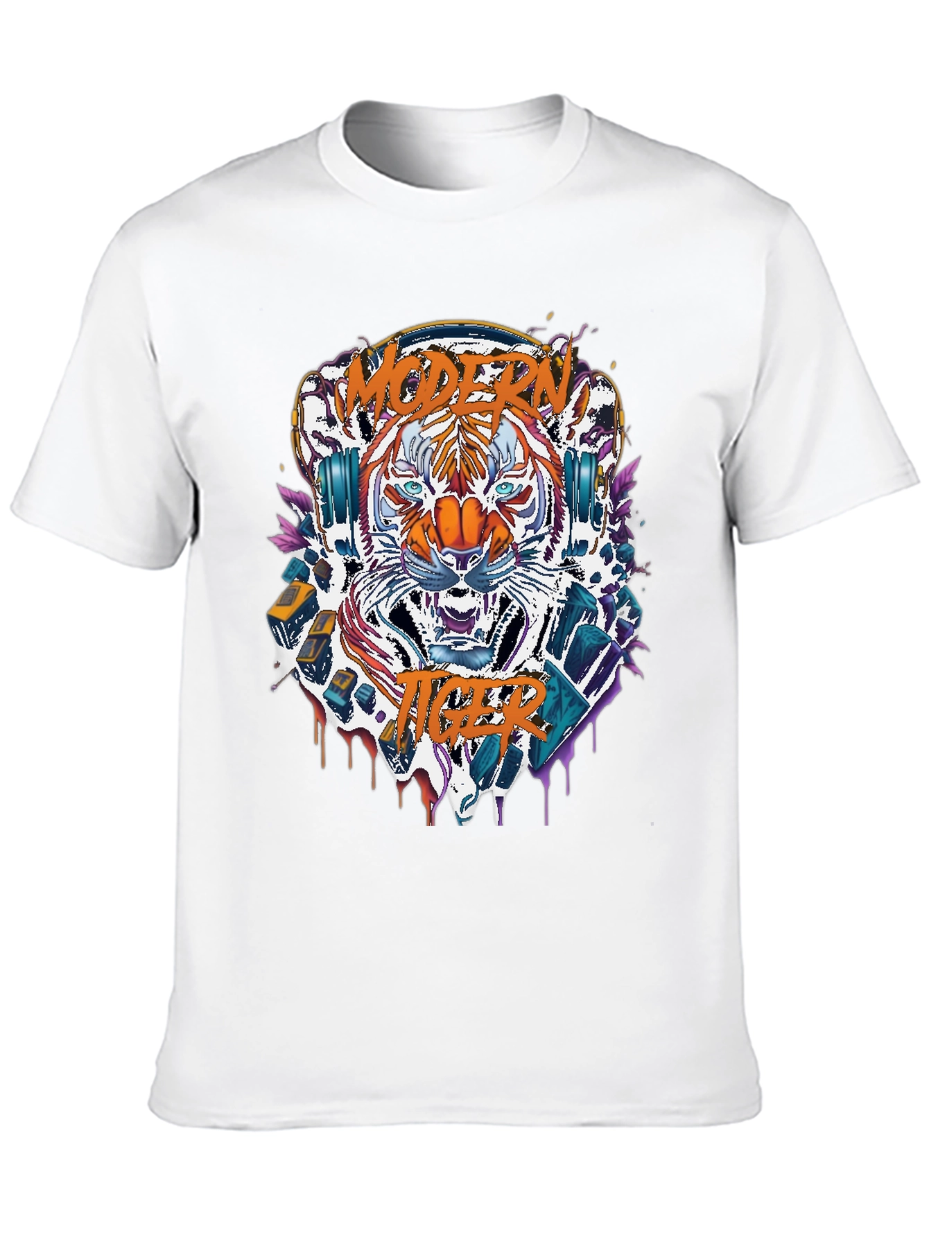 Modern Tiger Graphic Tee