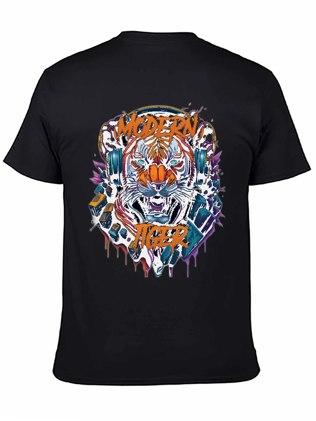 Modern Tiger Graphic Tee