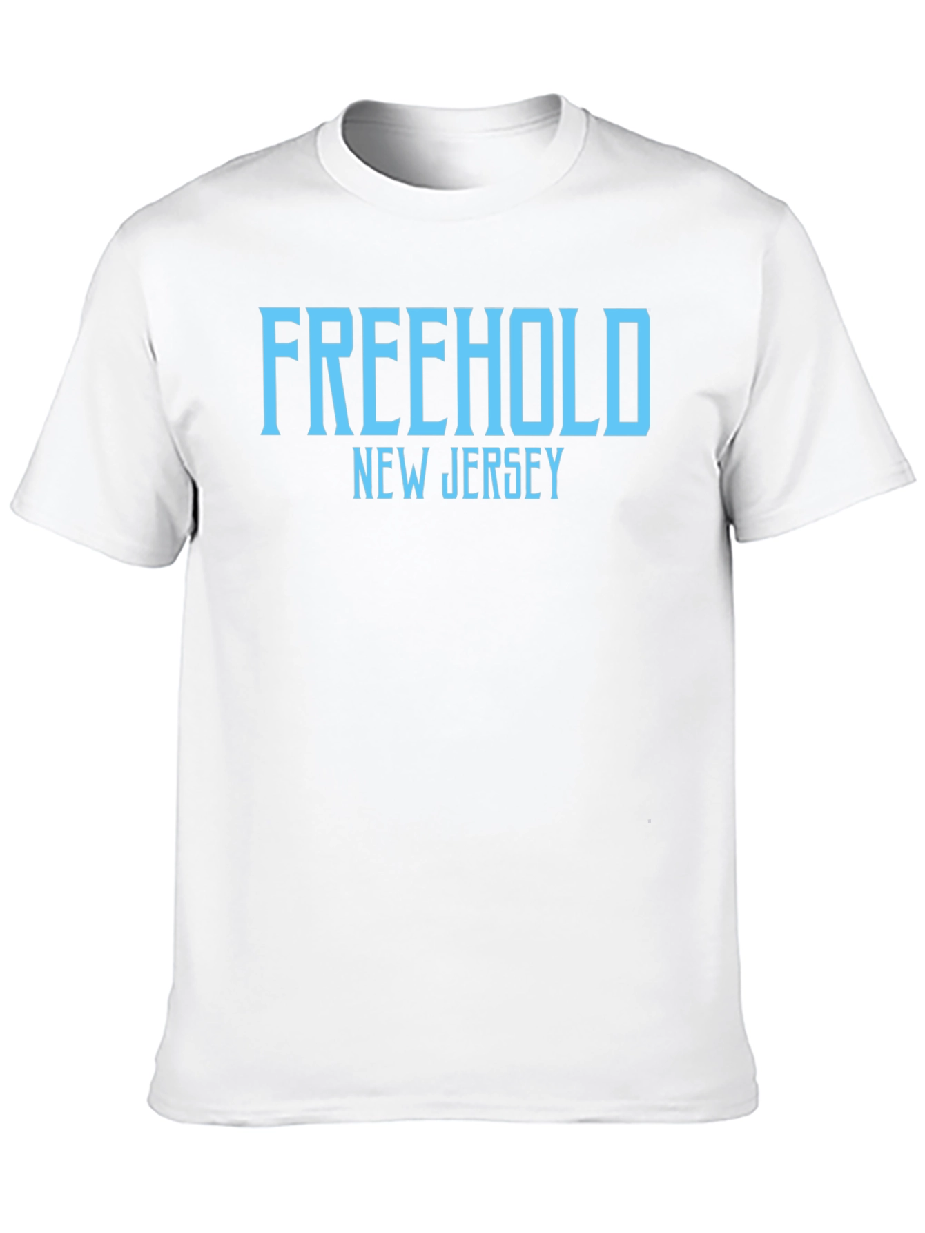 Freehold New Jersey T-Shirt - Black Cotton Tee
