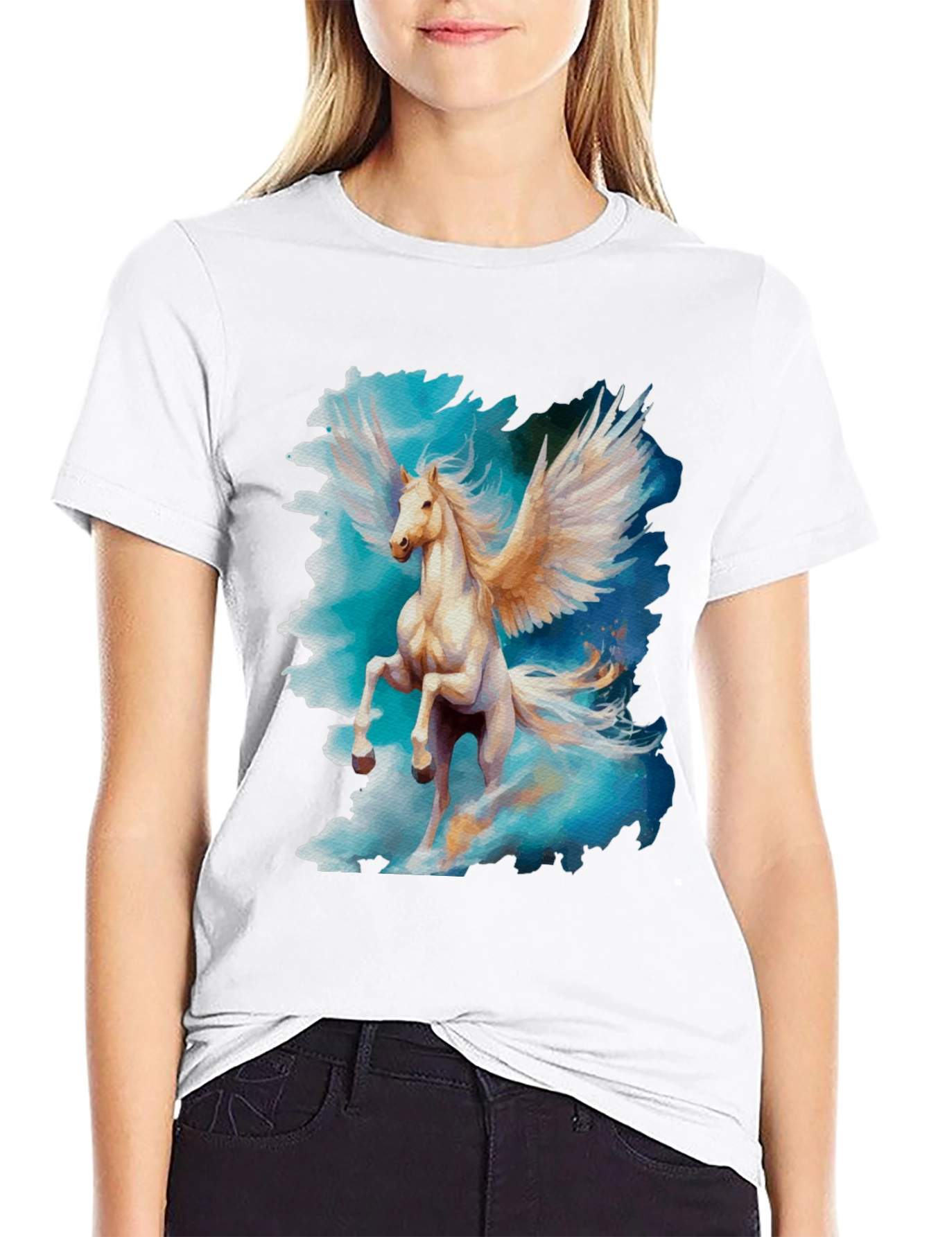 Pegasus Graphic Tee - Fantasy Horse T-Shirt