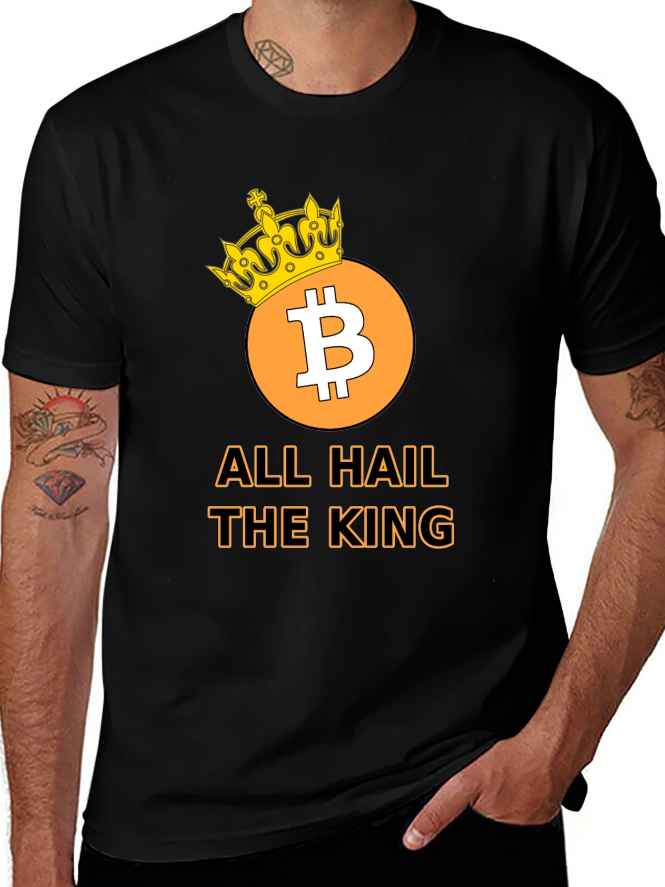 Bitcoin King T-Shirt - Crypto Currency Tee