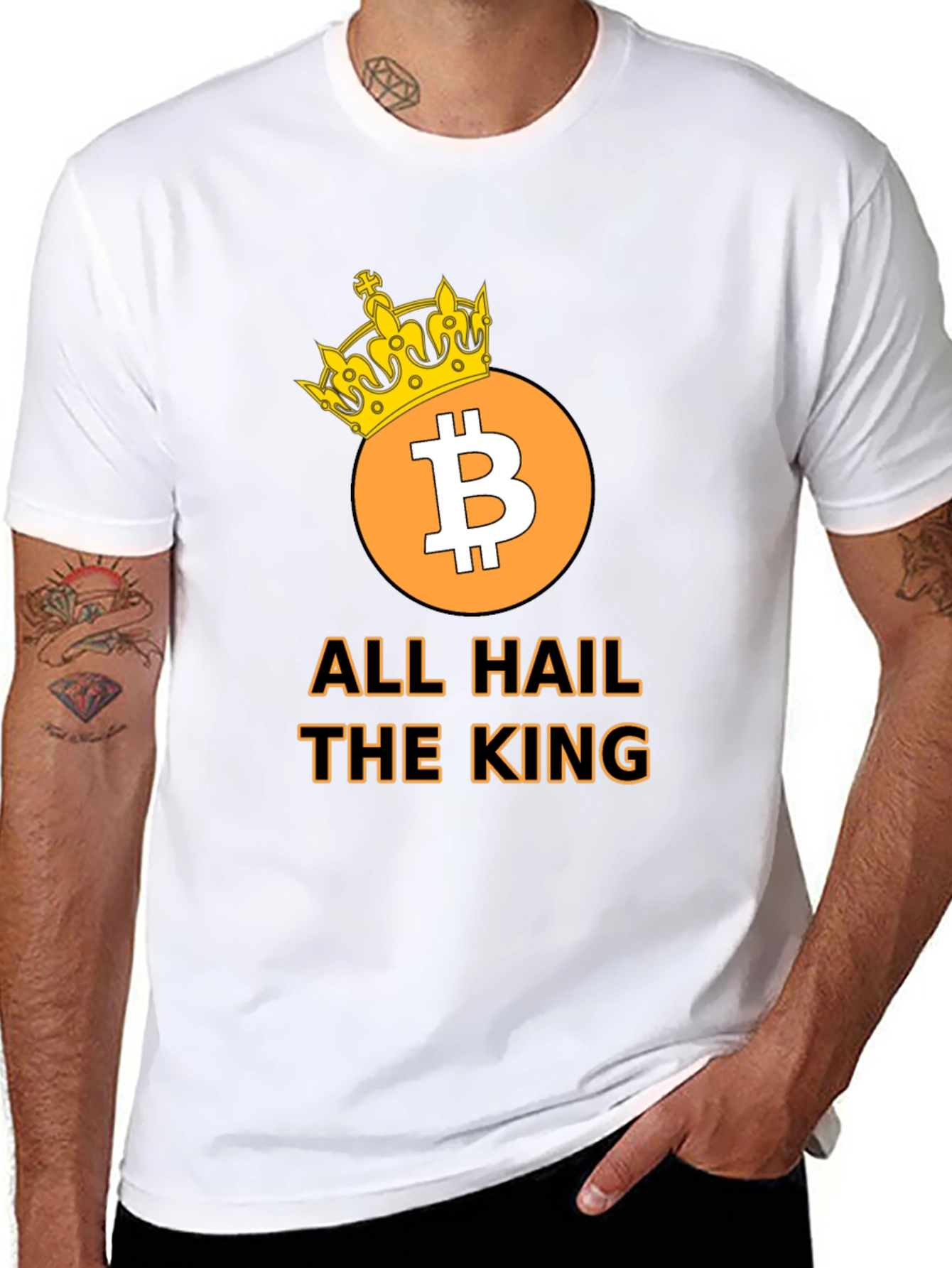Bitcoin King T-Shirt - Crypto Currency Tee