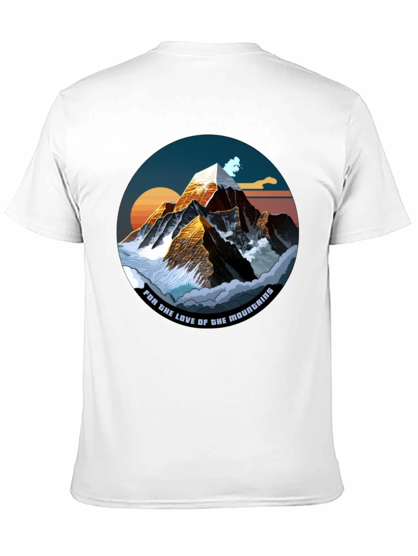 Mountain Love Graphic Tee - Black T-Shirt