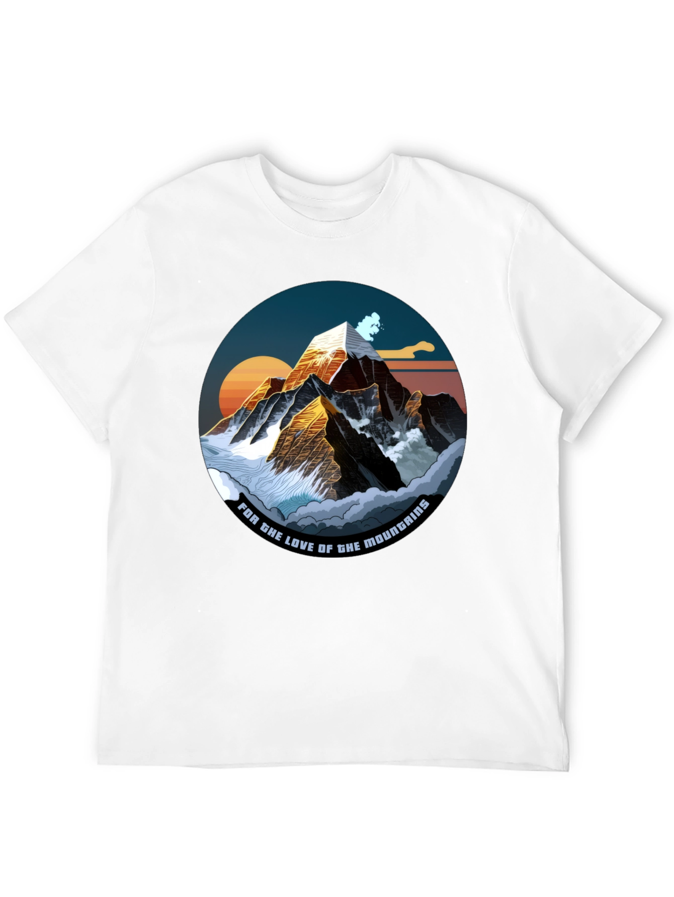 Mountain Love Graphic Tee - Black T-Shirt