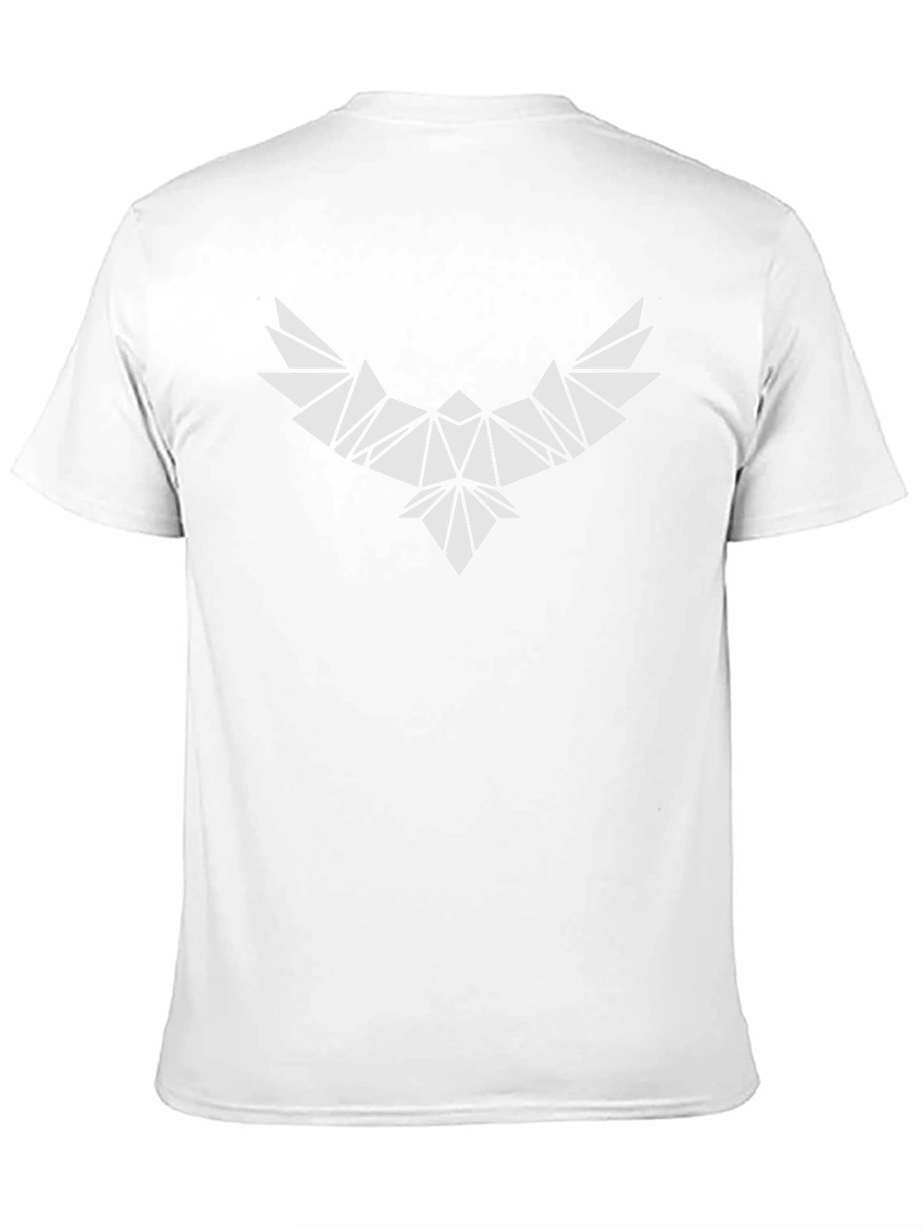 Geometric Eagle Graphic Tee - Modern Style