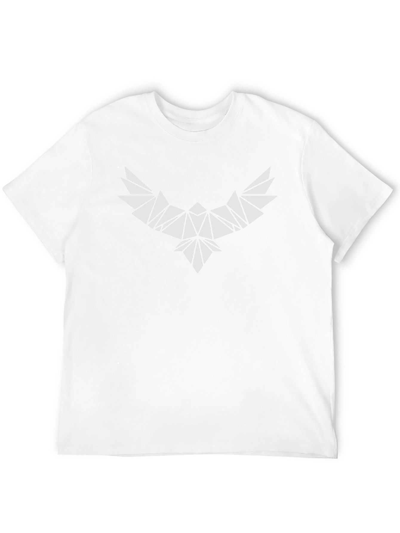 Geometric Eagle Graphic Tee - Modern Style