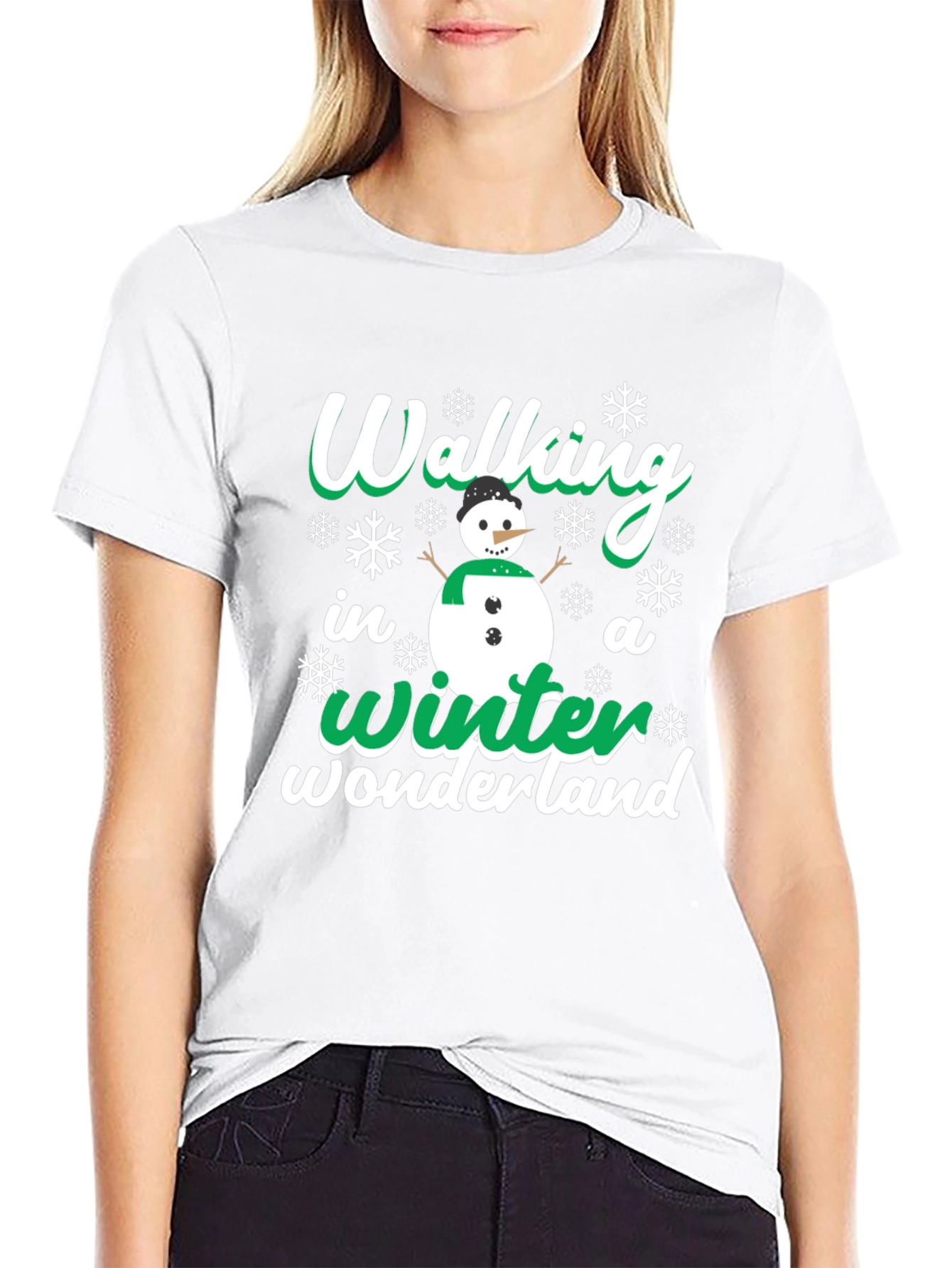Walking in a Winter Wonderland Christmas T-Shirt