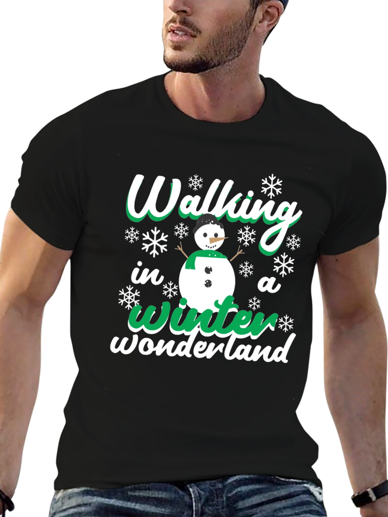 Walking in a Winter Wonderland Christmas T-Shirt