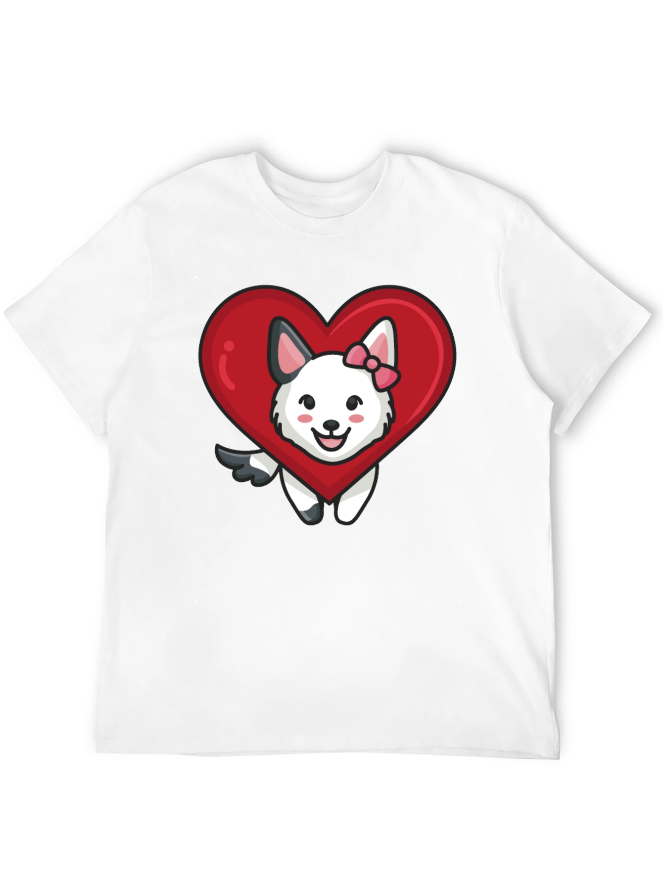 Cute Dog in Heart T-Shirt - Valentines Day Gift