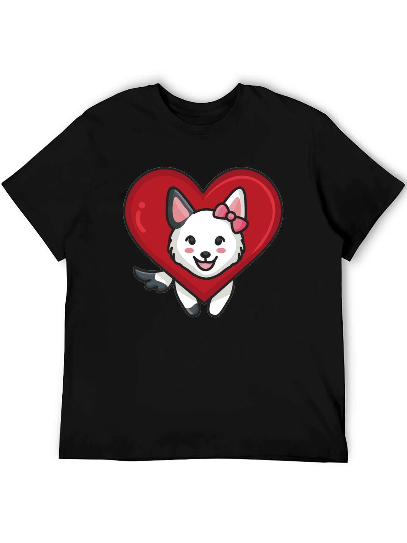 Cute Dog in Heart T-Shirt - Valentines Day Gift