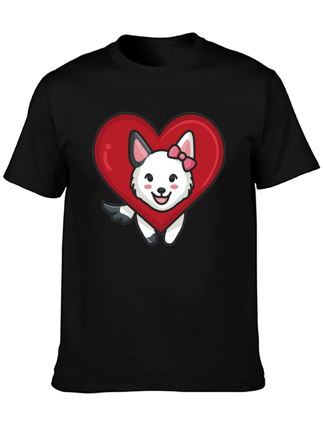 Cute Dog in Heart T-Shirt - Valentines Day Gift