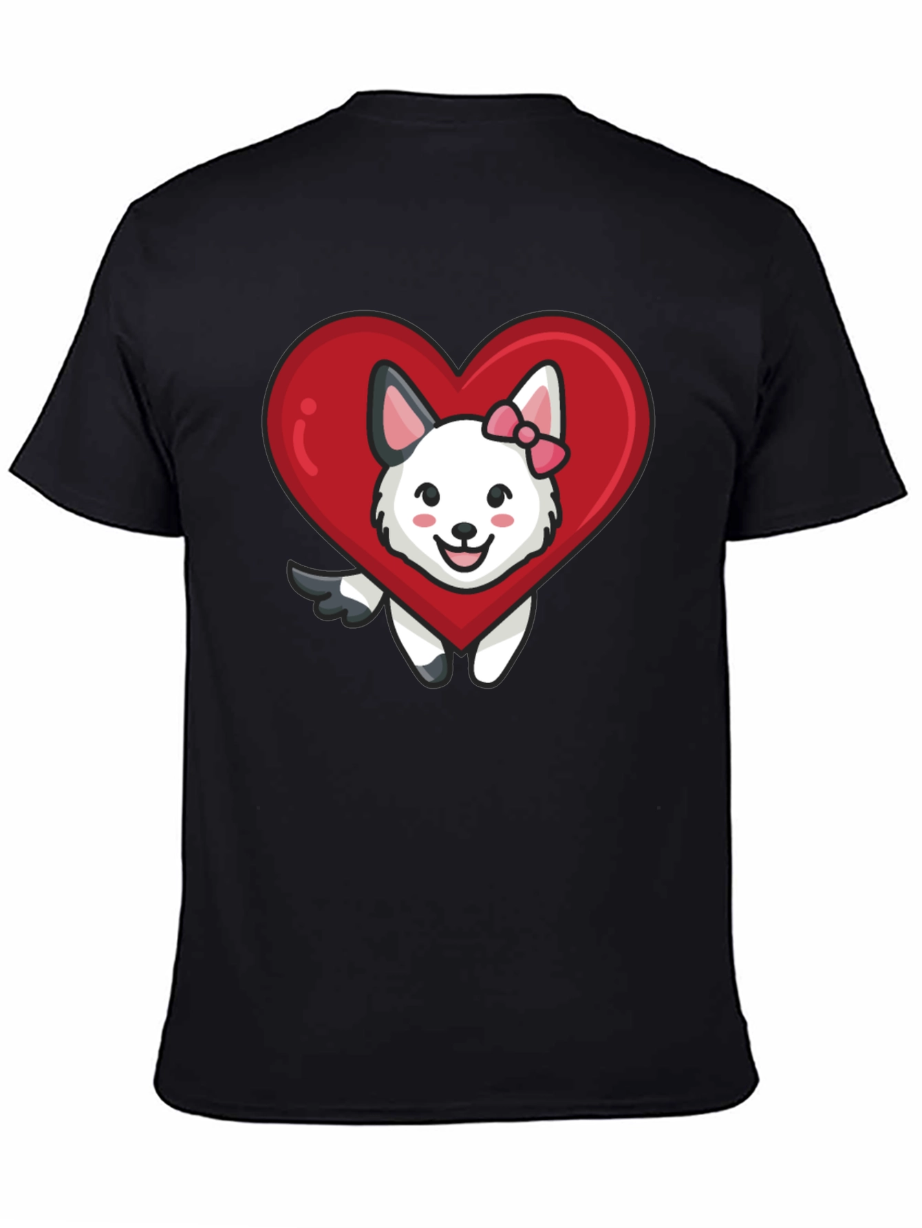 Cute Dog in Heart T-Shirt - Valentines Day Gift