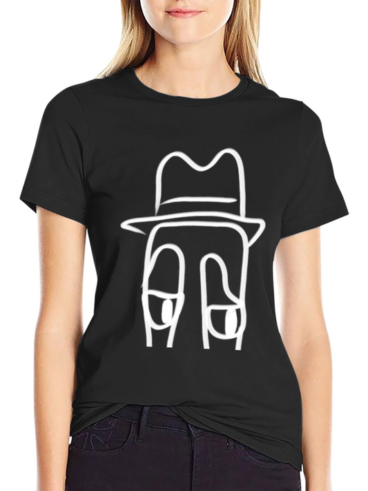 Cool & Quirky Tee: Cartoon Fedoras Graphic T-Shirt