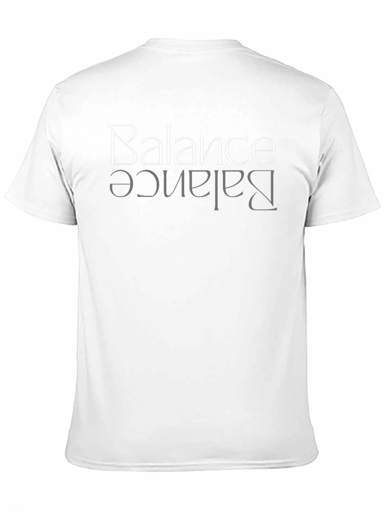 Balance Graphic Tee - Mens Casual Black T-Shirt