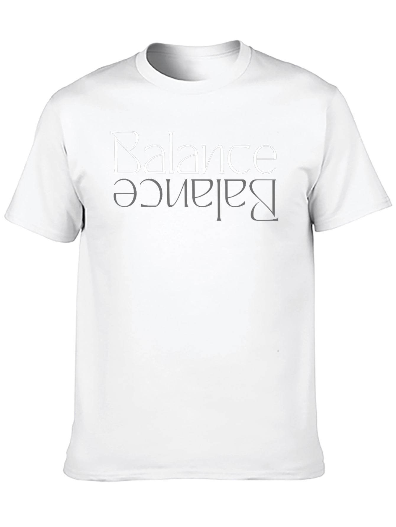 Balance Graphic Tee - Mens Casual Black T-Shirt