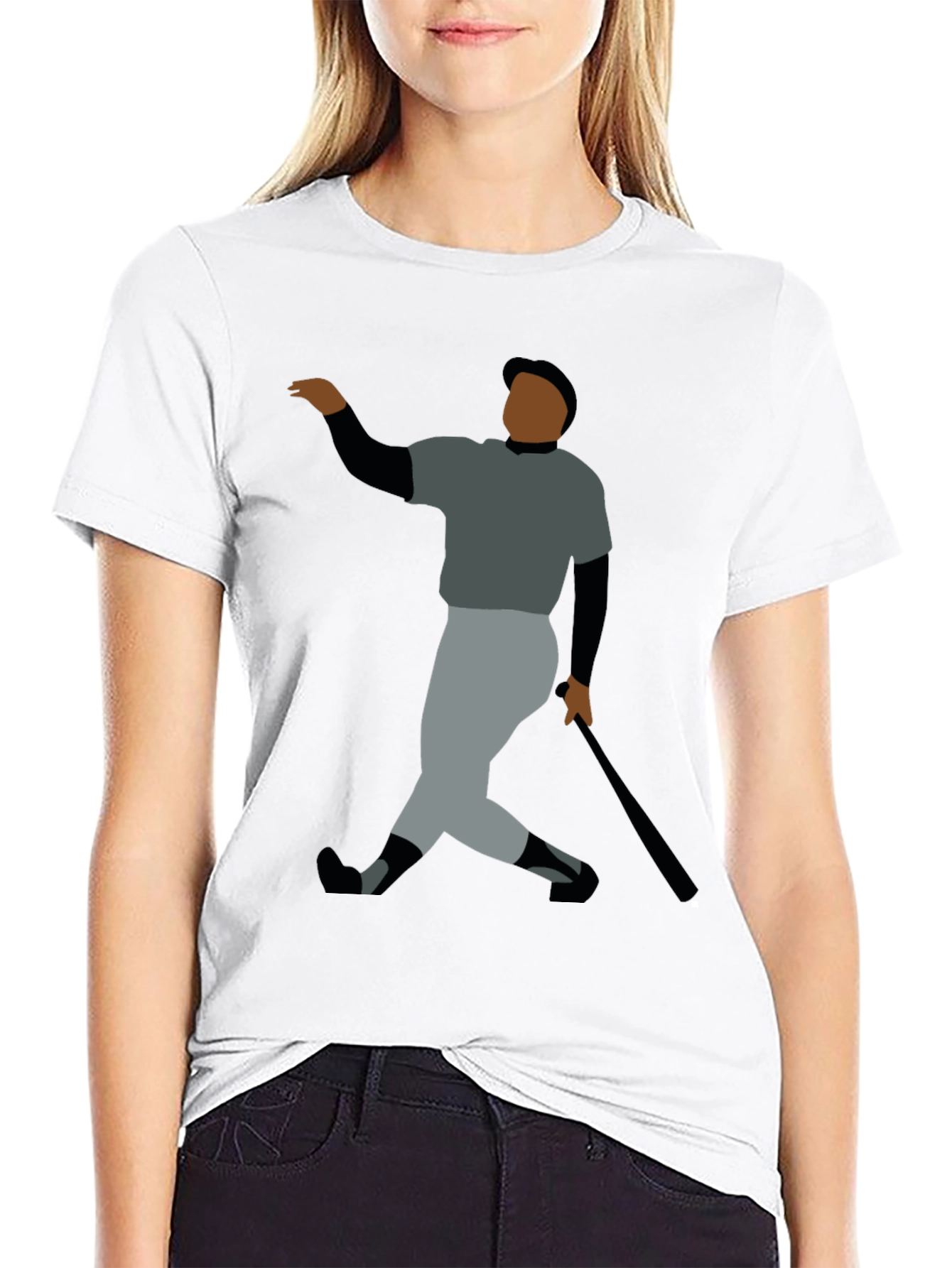 Baseball Legend Graphic Tee - Black