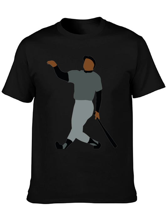 Baseball Legend Graphic Tee - Black