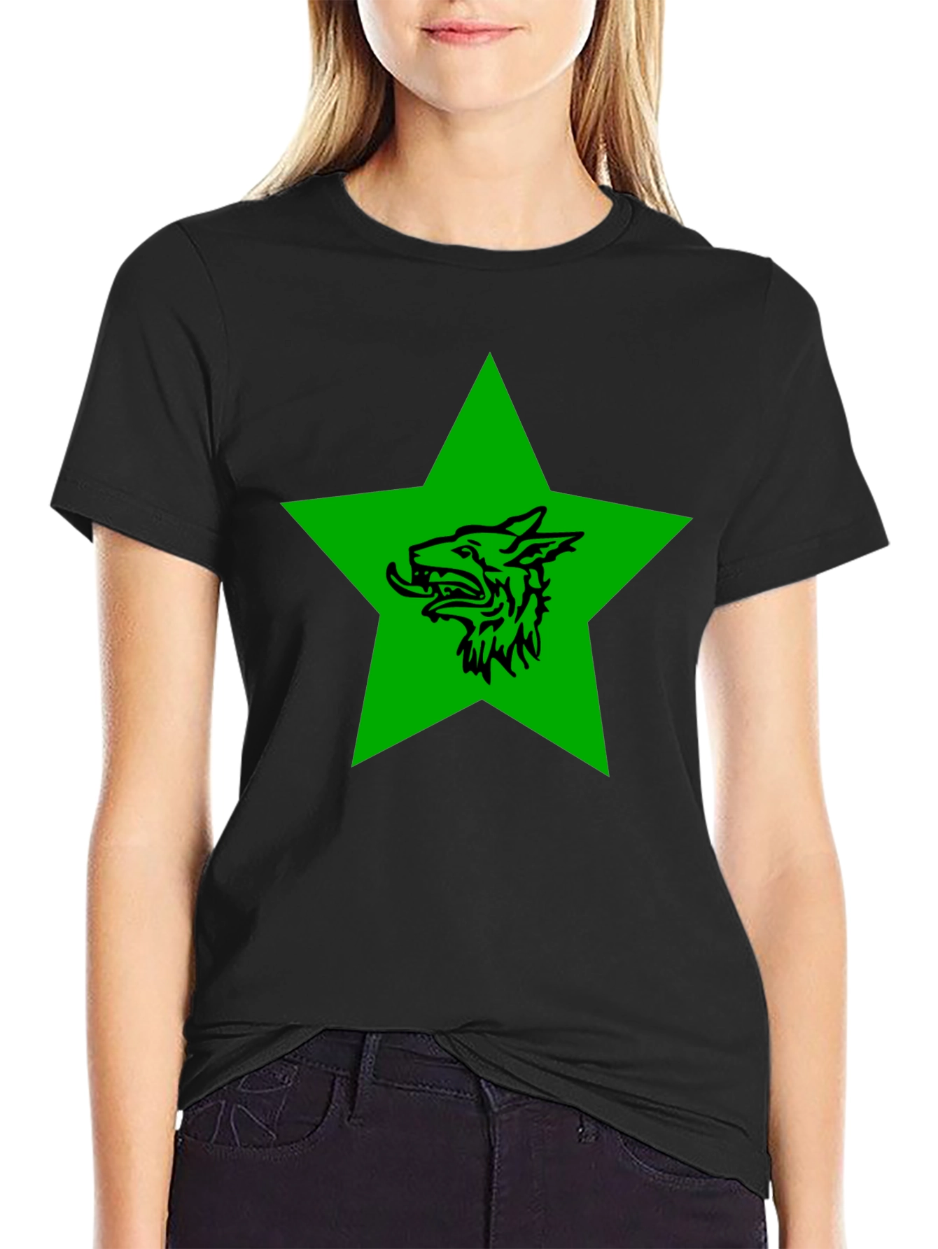 Green Star Boar Graphic Tee