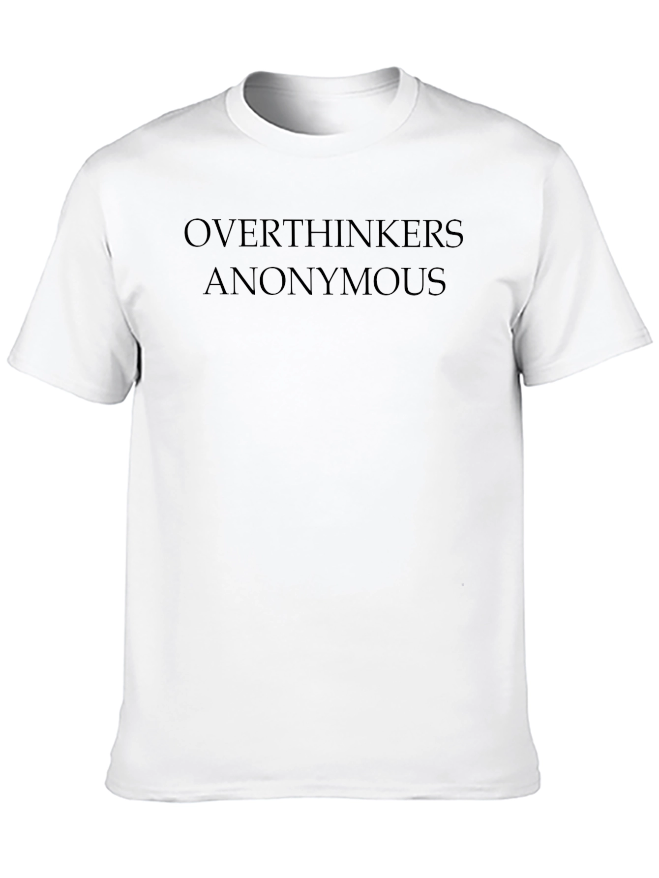 Overthinkers Anonymous T-Shirt - Black