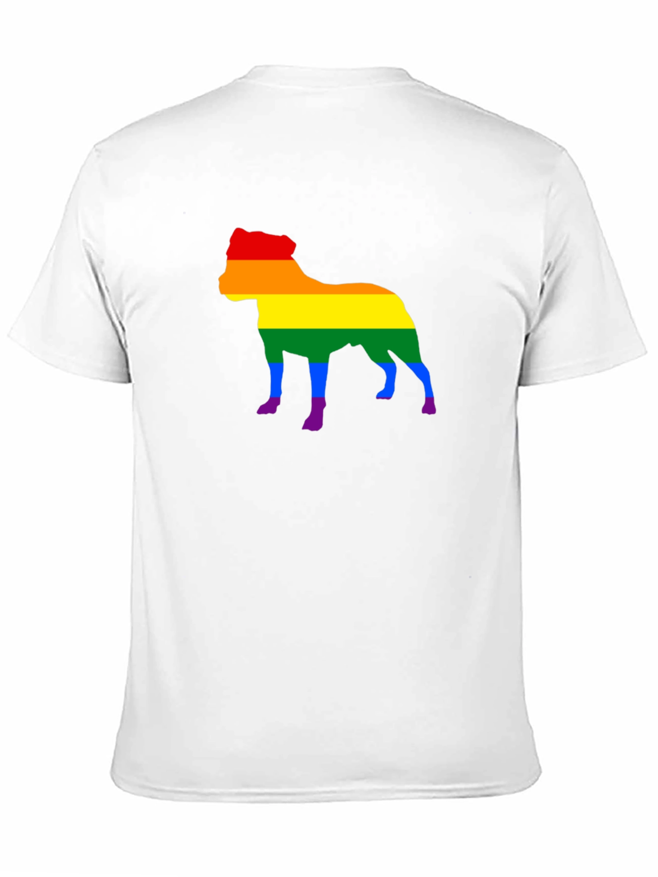 Pride Dog Graphic Tee - Black Cotton Blend Shirt