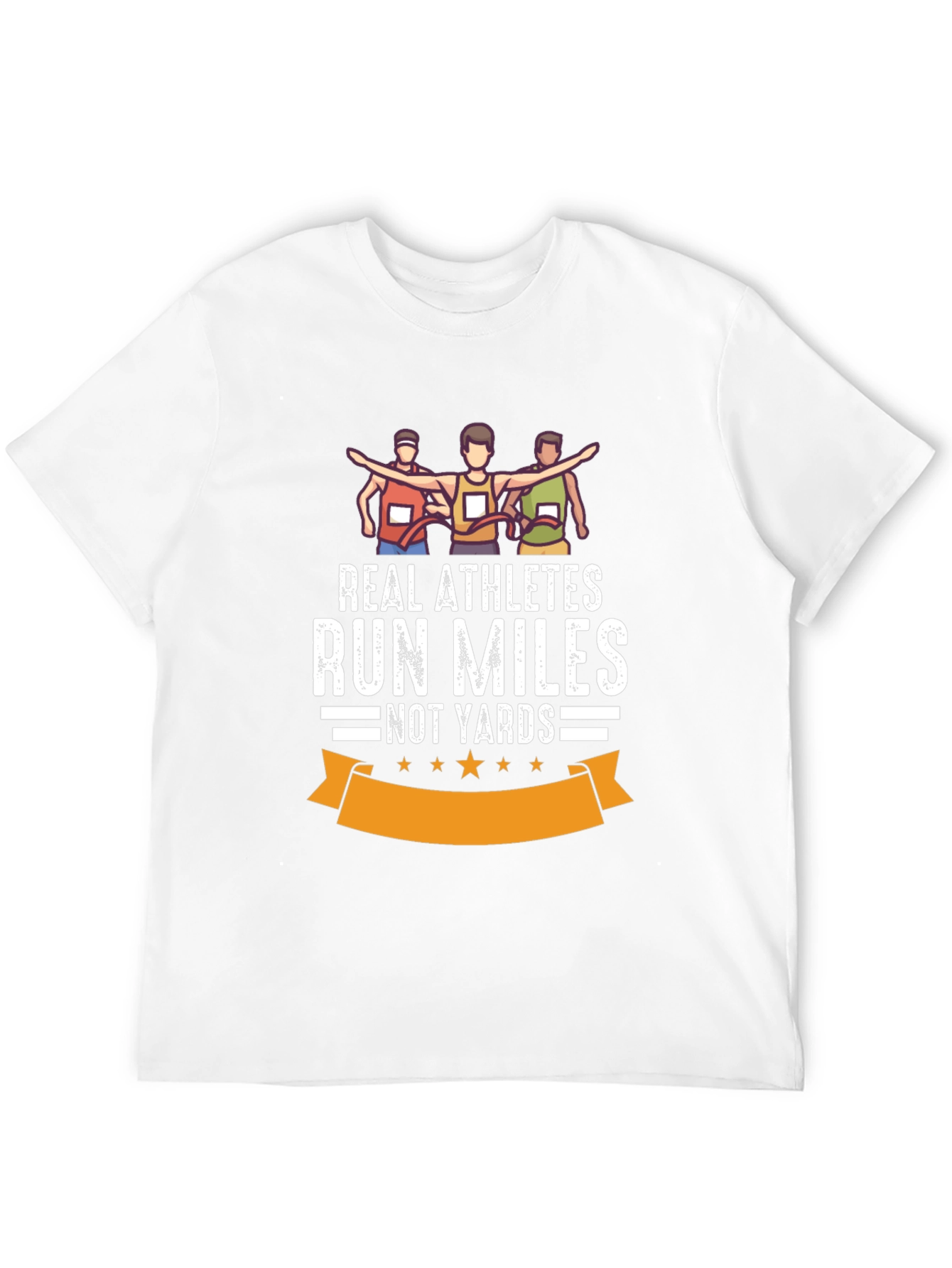 Real Athletes Run Miles T-Shirt