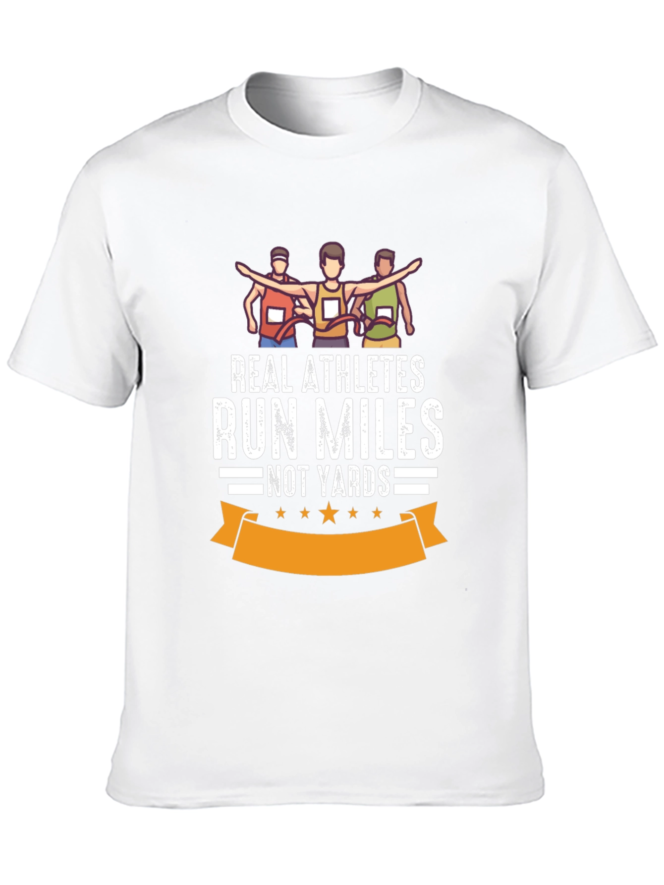 Real Athletes Run Miles T-Shirt