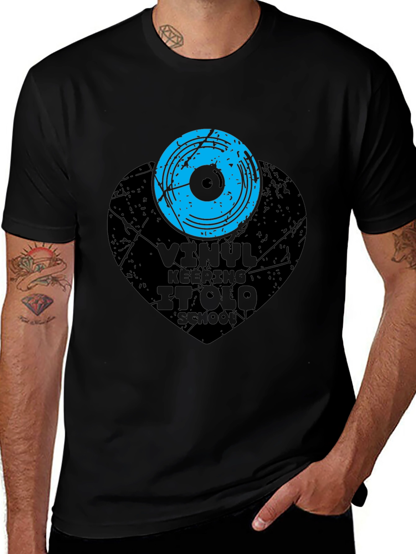 Vinyl Keeping It Old School T-Shirt