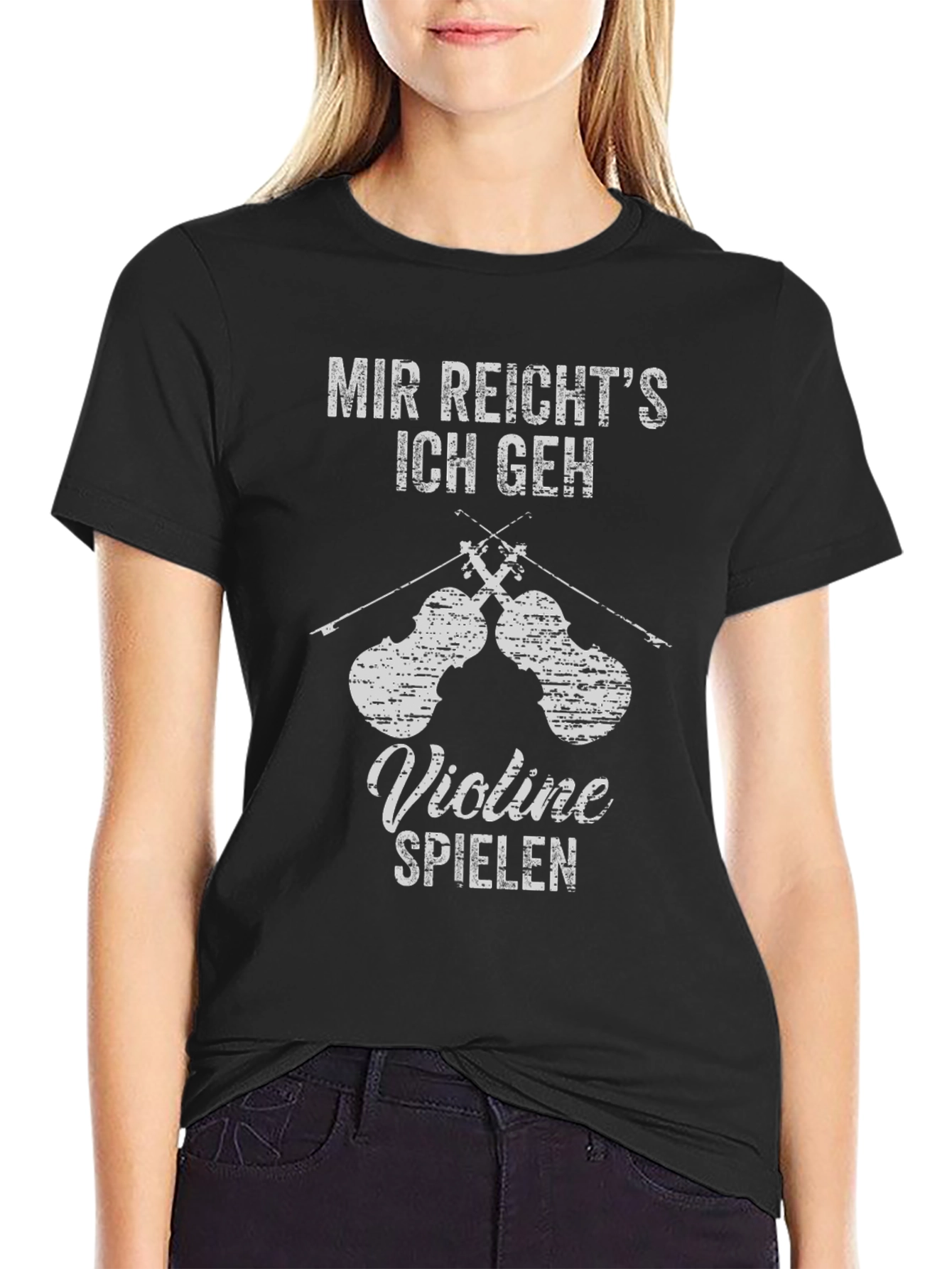 Violin Player T-Shirt: Mir Reichts Ich Geh Violine Spielen