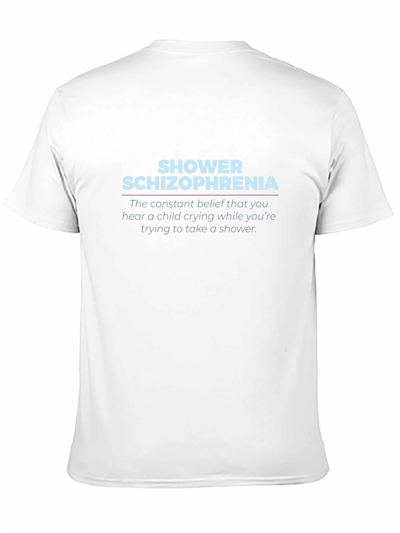 Shower Schizophrenia Black T-Shirt - Funny Novelty Tee