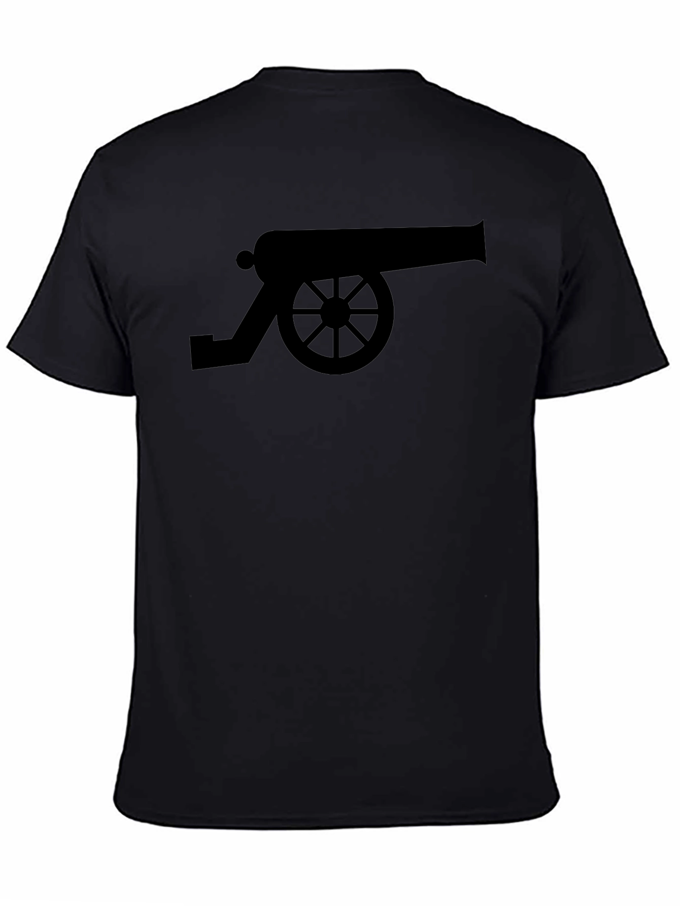 Cannon Graphic Tee - Black Cotton