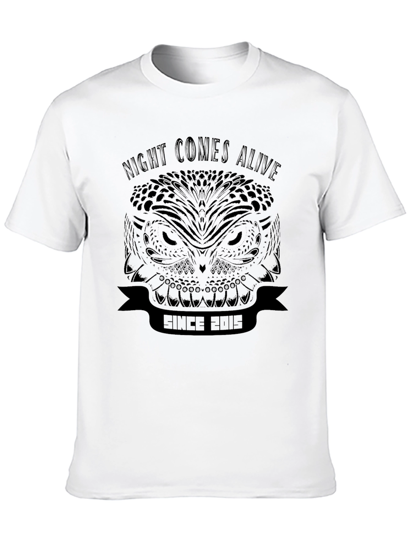 Night Comes Alive Owl Graphic T-Shirt
