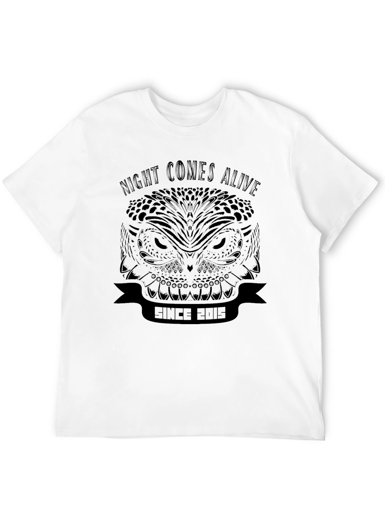 Night Comes Alive Owl Graphic T-Shirt