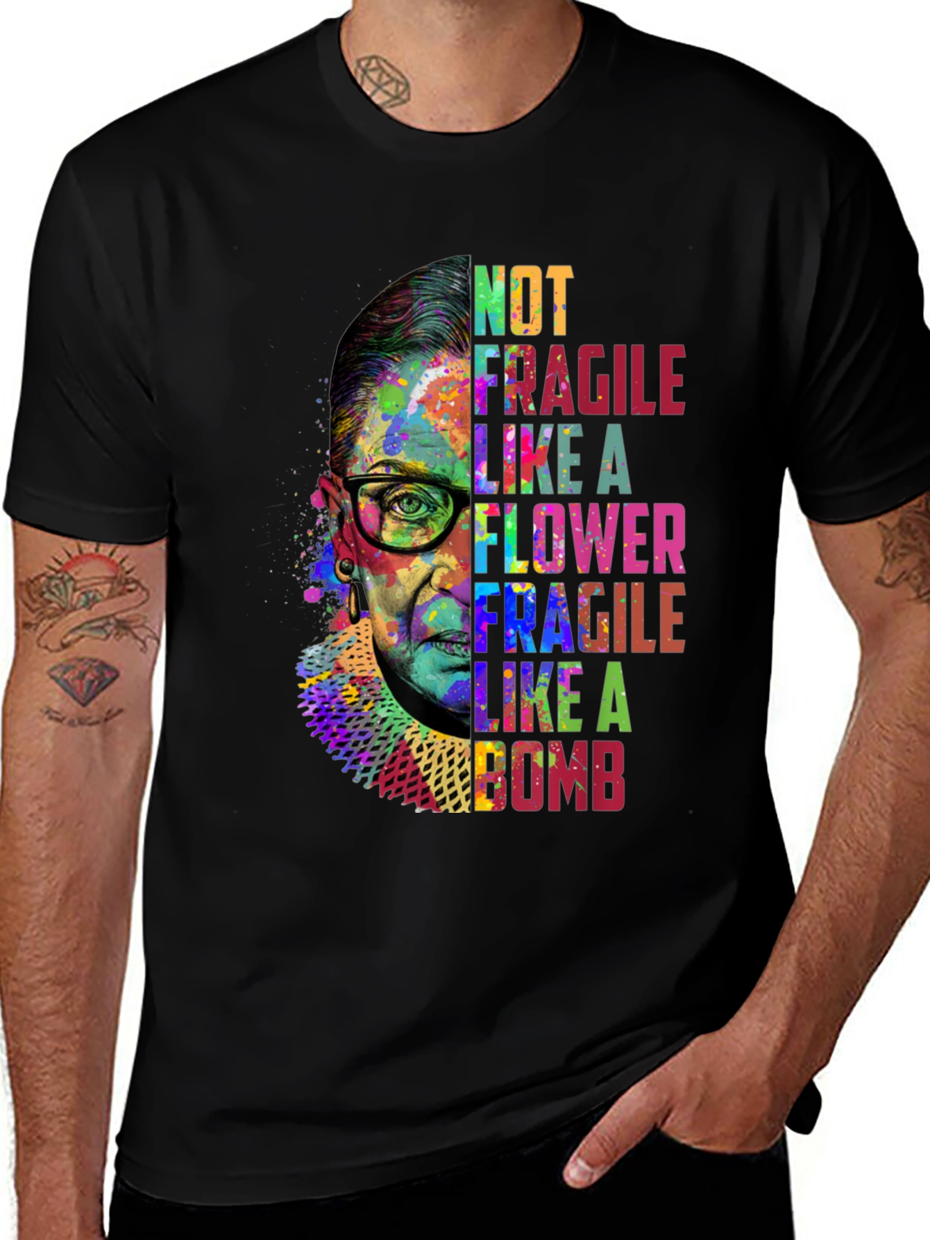 RBG Not Fragile Graphic T-Shirt