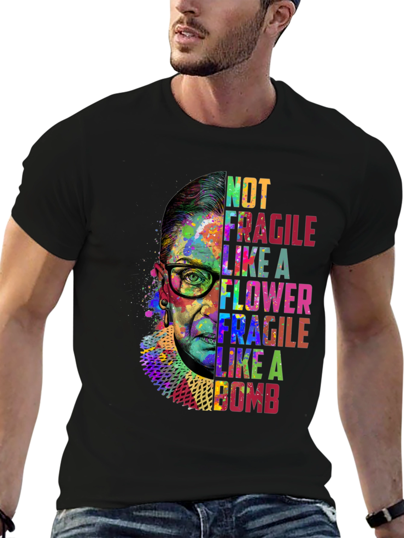 RBG Not Fragile Graphic T-Shirt