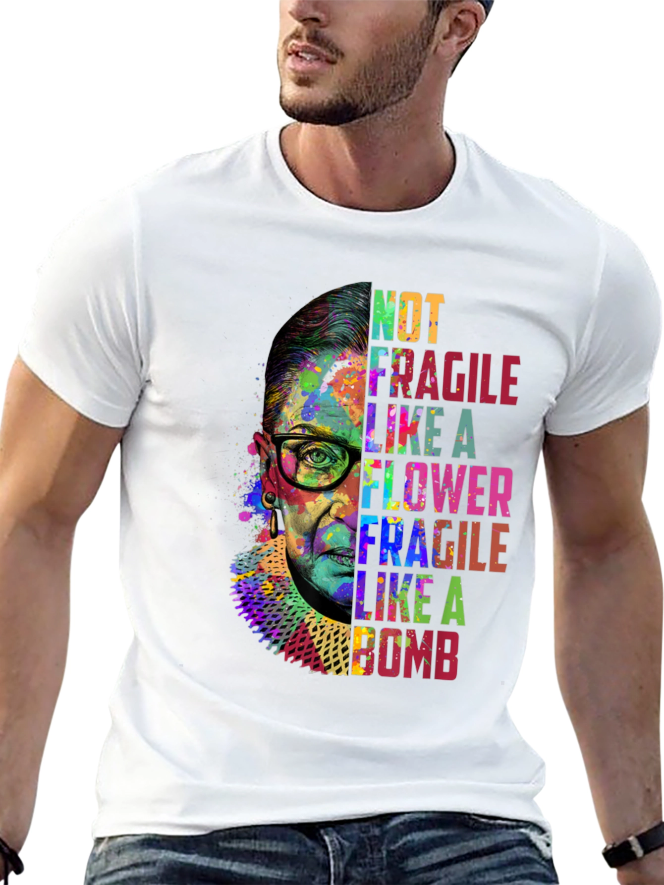 RBG Not Fragile Graphic T-Shirt