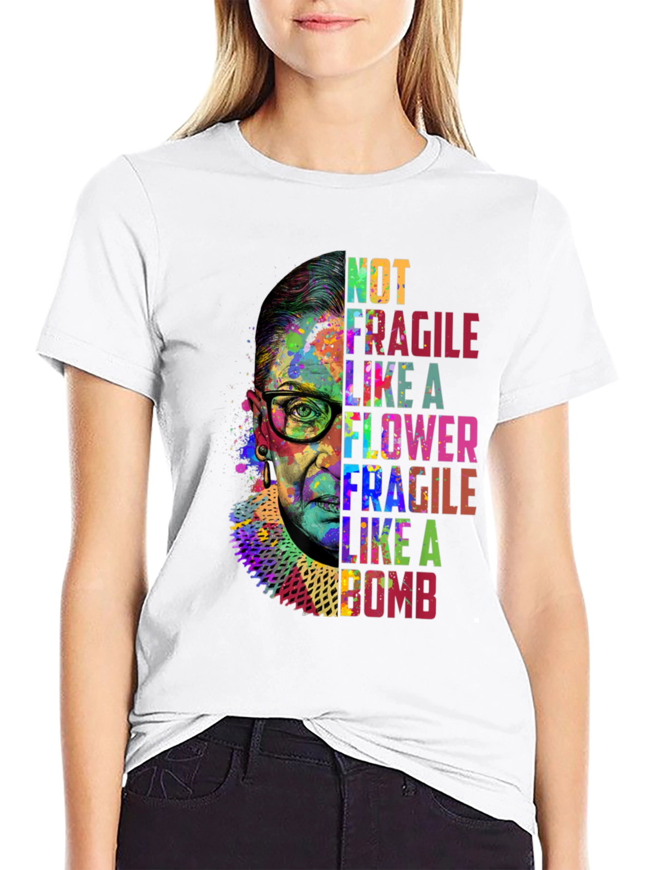 RBG Not Fragile Graphic T-Shirt