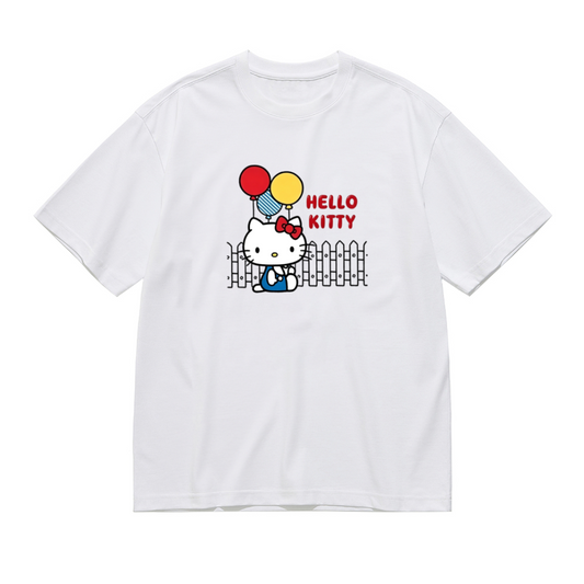 Balloon Party Hello Kitty Vintage Vibe Plus?Size Women T?Shirt