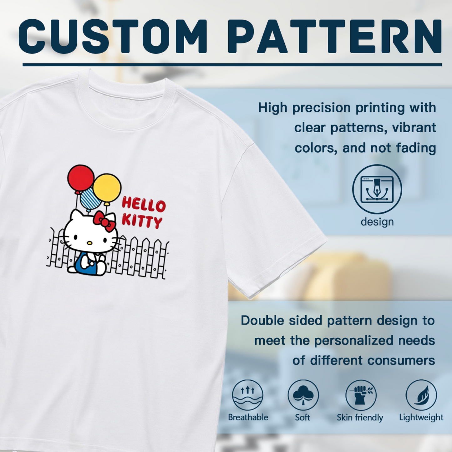 Balloon Party Hello Kitty Vintage Vibe Plus?Size Women T?Shirt
