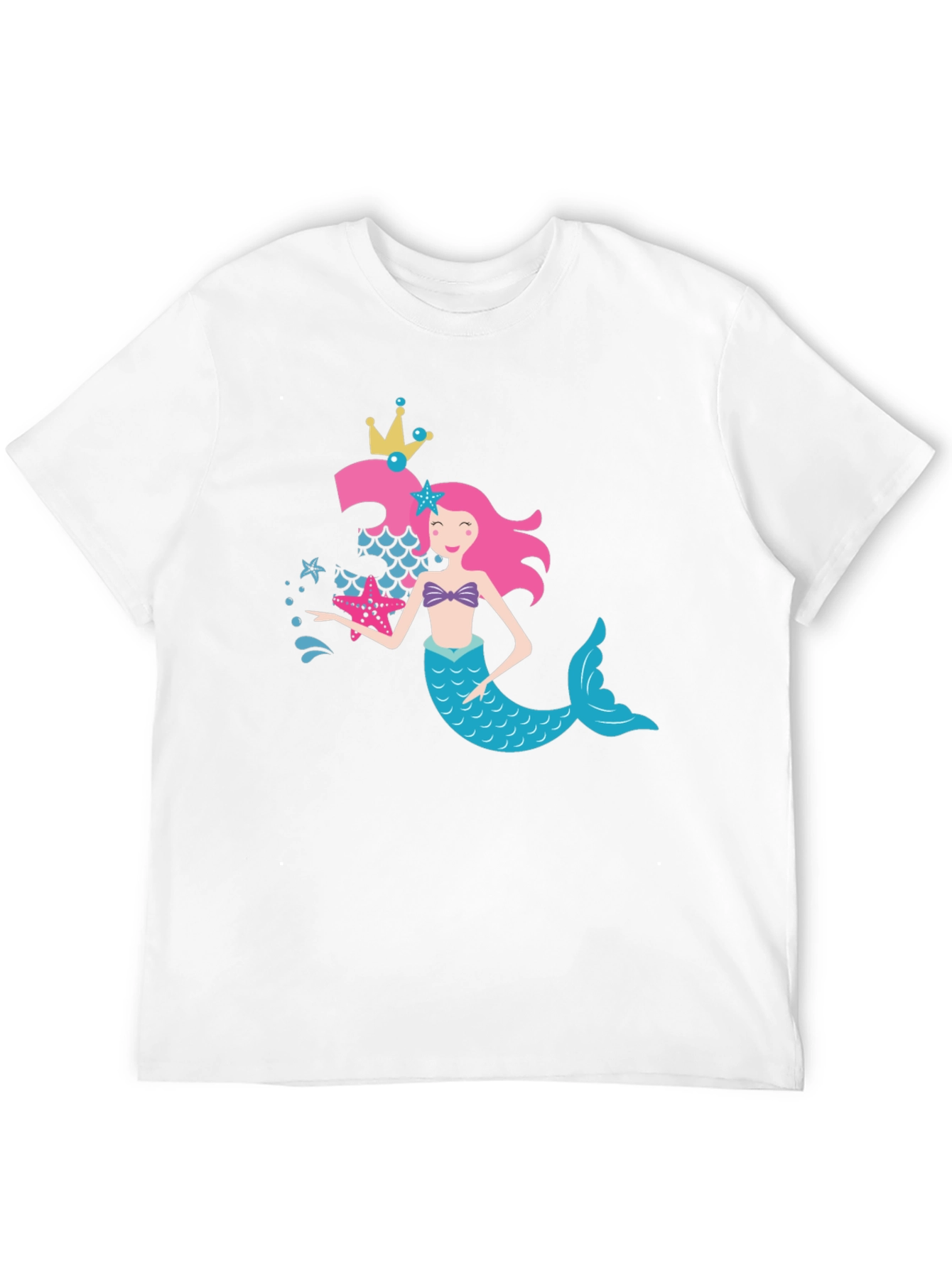 Mermaid Birthday Girl T-Shirt