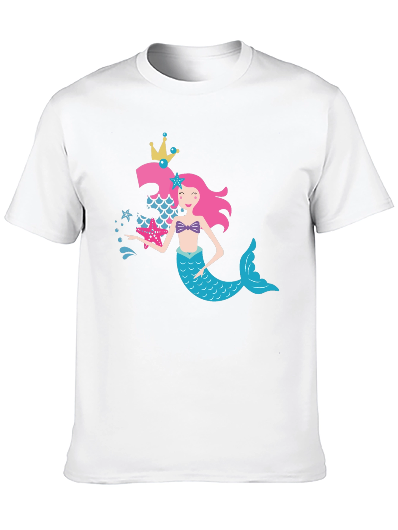 Mermaid Birthday Girl T-Shirt
