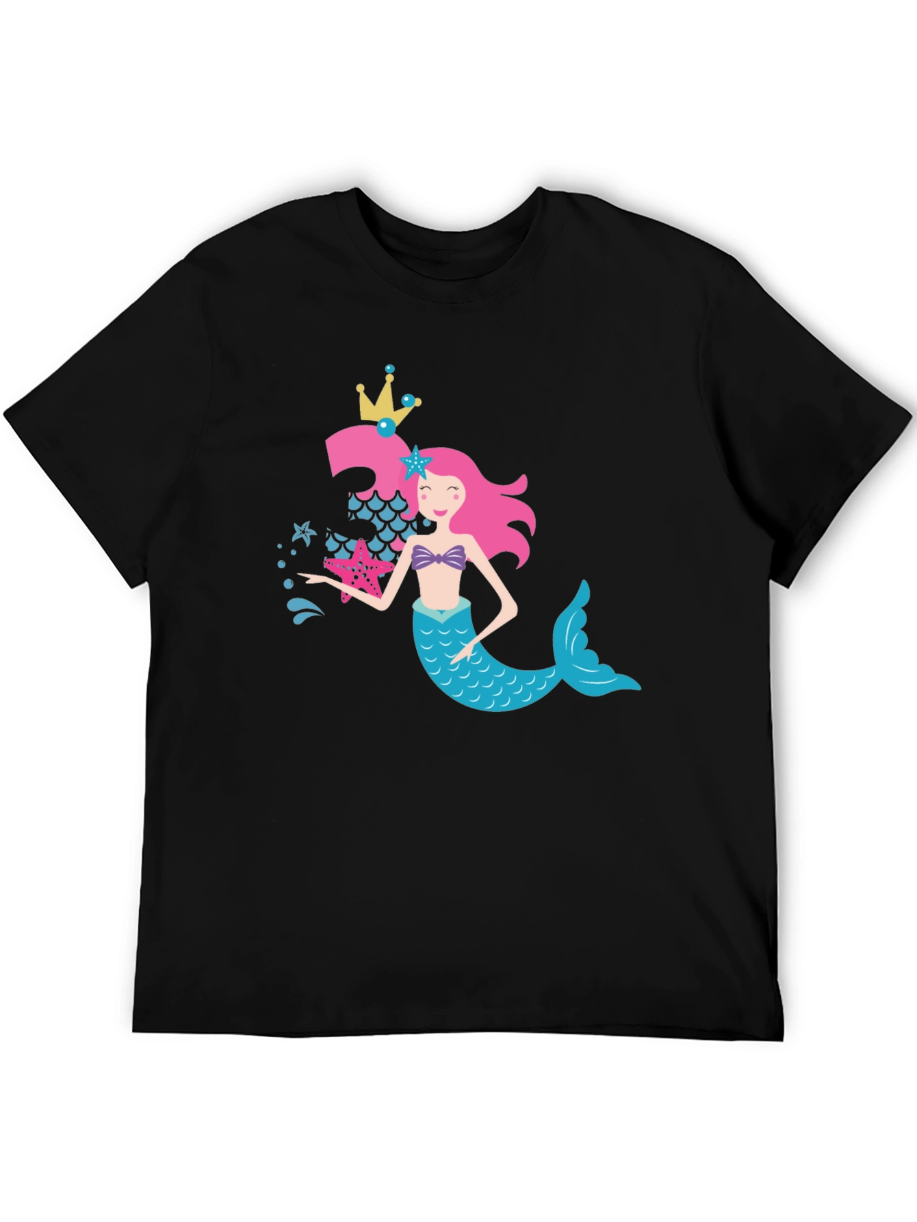 Mermaid Birthday Girl T-Shirt