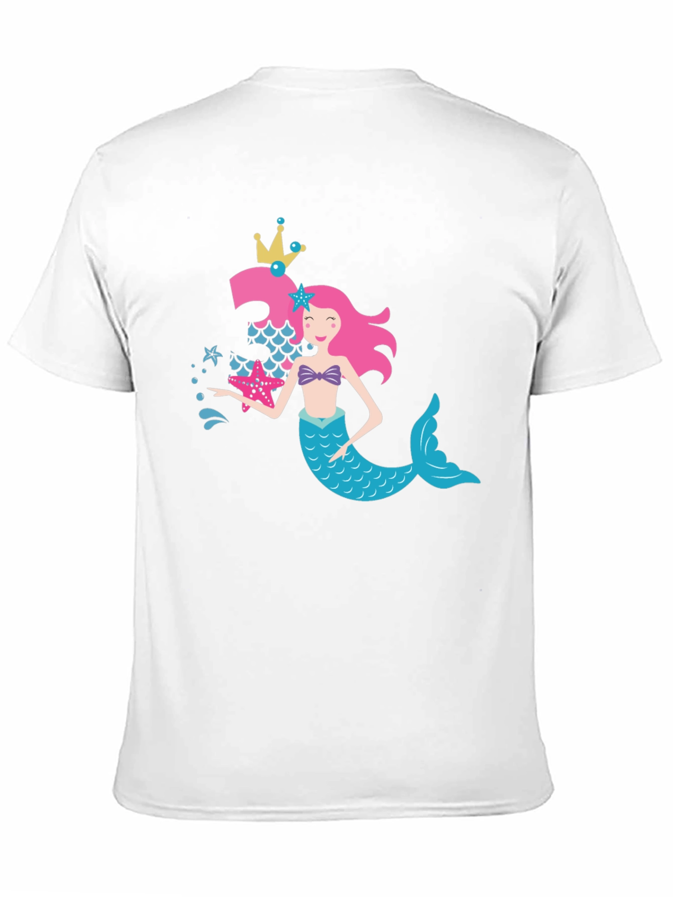 Mermaid Birthday Girl T-Shirt
