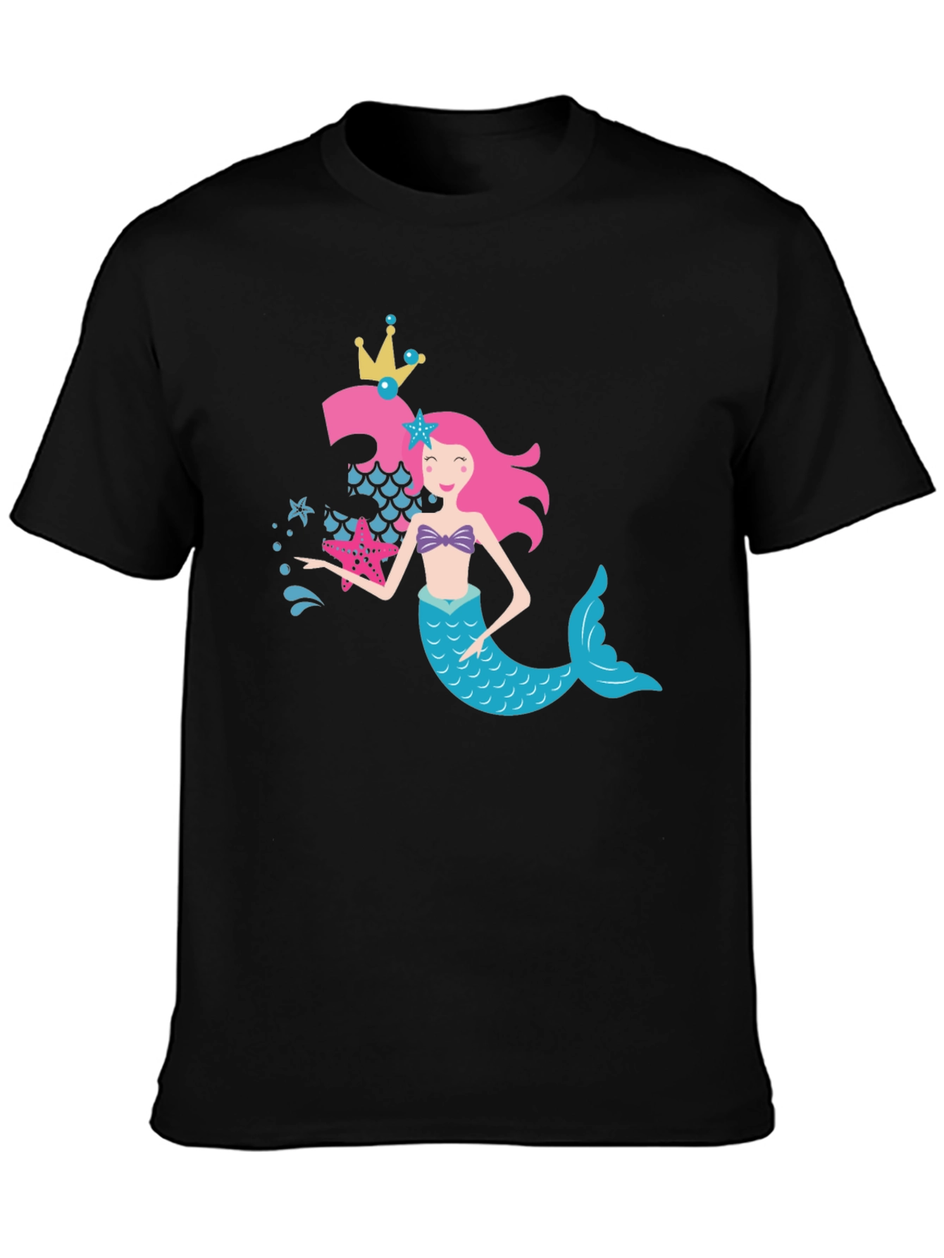 Mermaid Birthday Girl T-Shirt