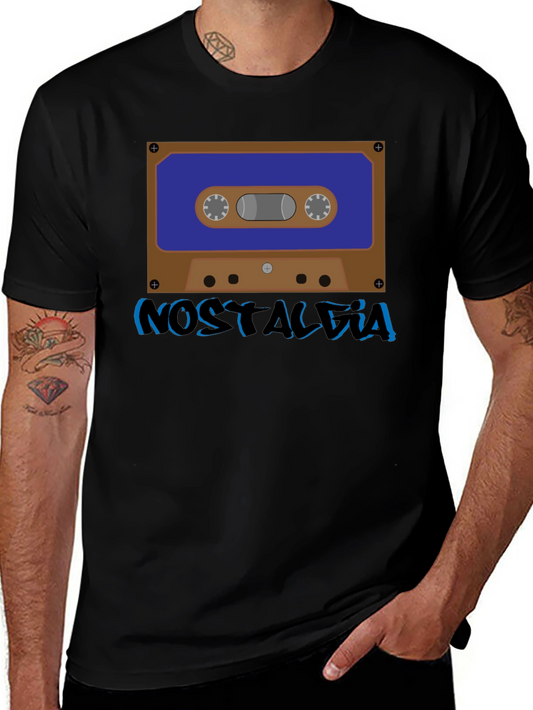 Nostalgia Cassette Tape Graphic T-Shirt