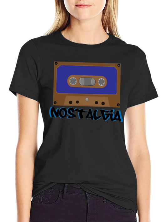 Nostalgia Cassette Tape Graphic T-Shirt