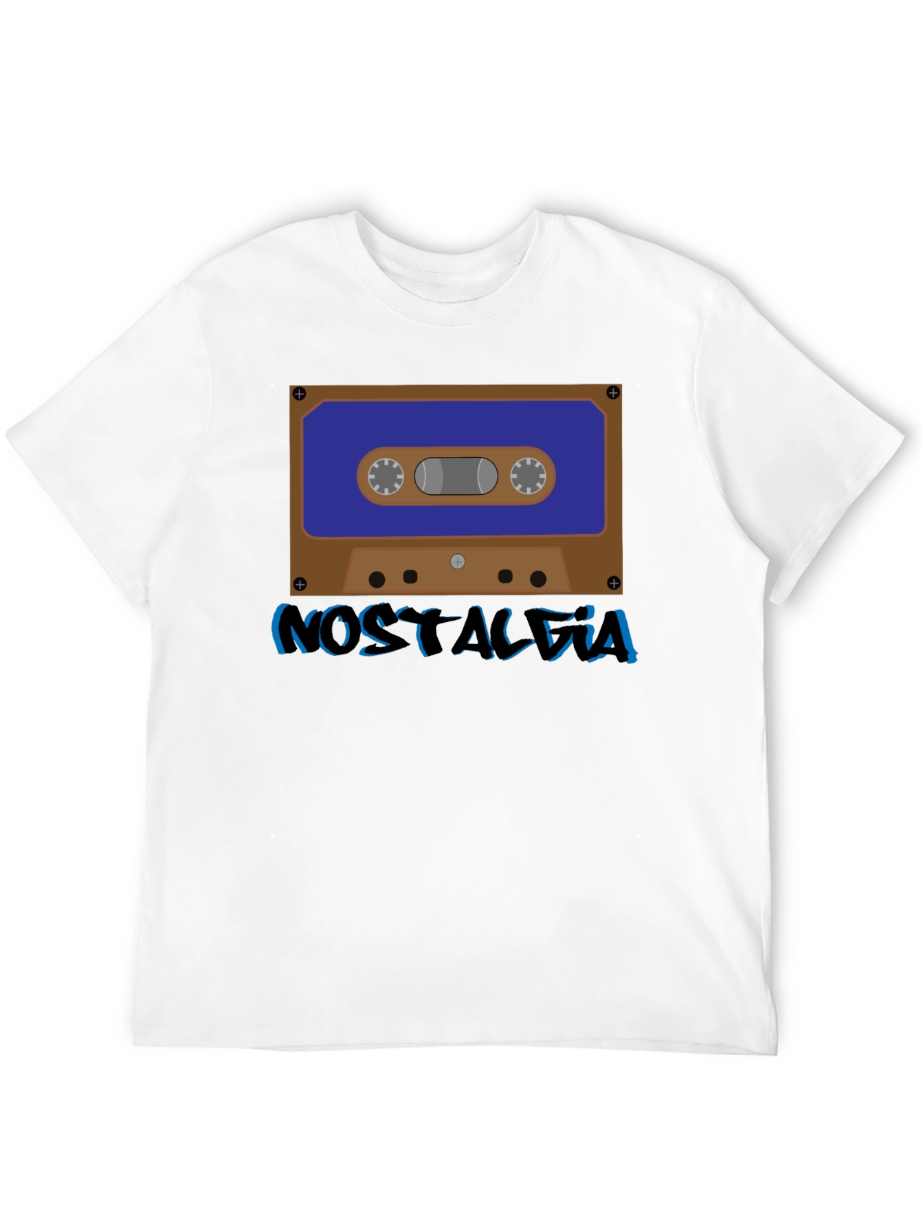 Nostalgia Cassette Tape Graphic T-Shirt