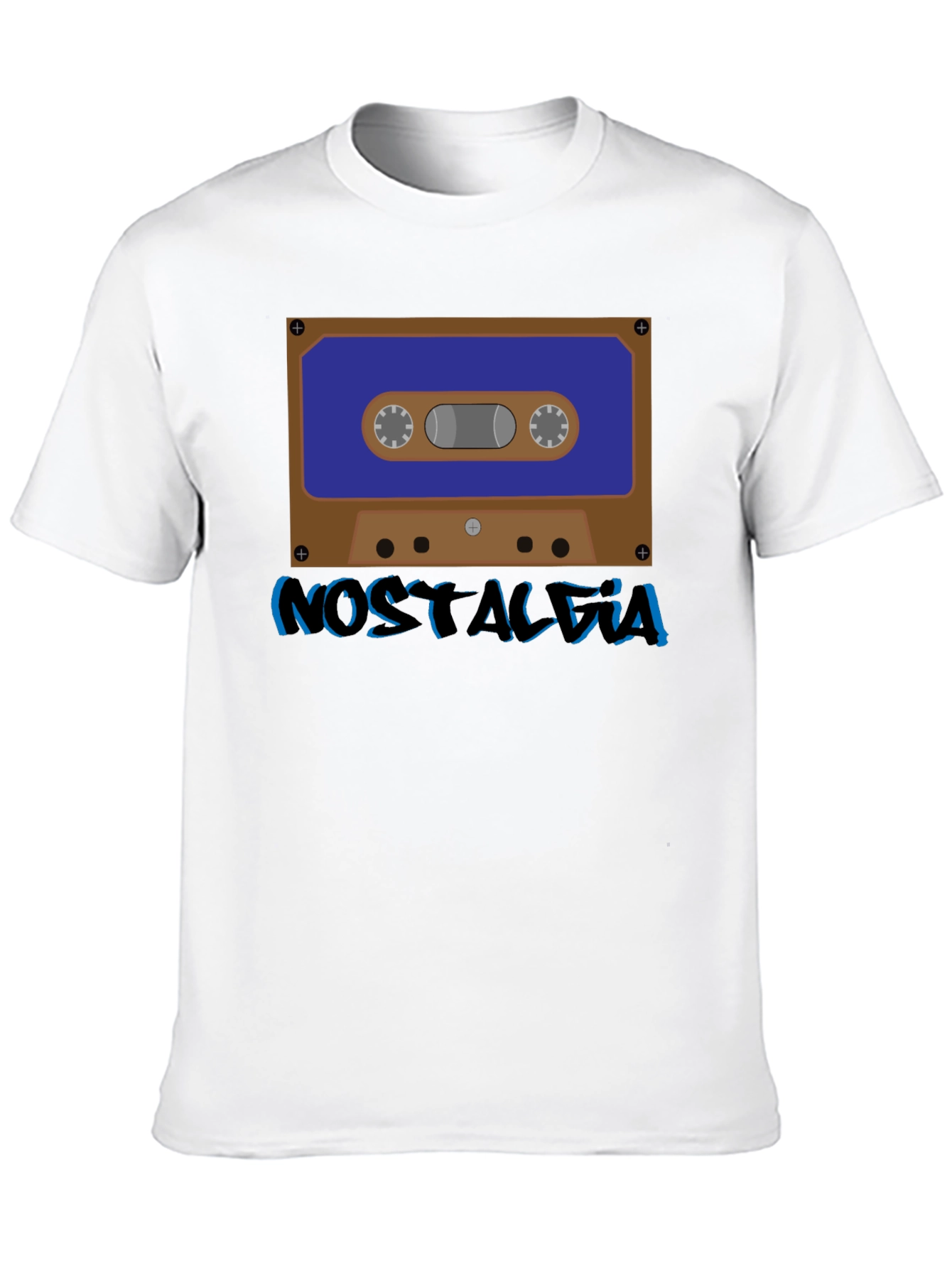 Nostalgia Cassette Tape Graphic T-Shirt