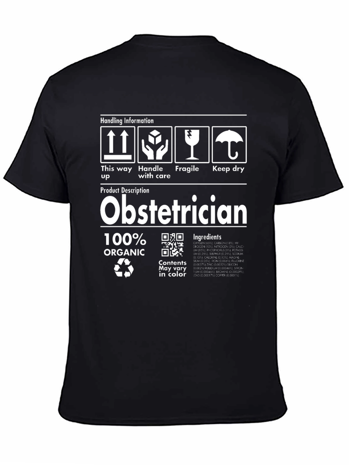 Obstetrician Organic Funny T-Shirt