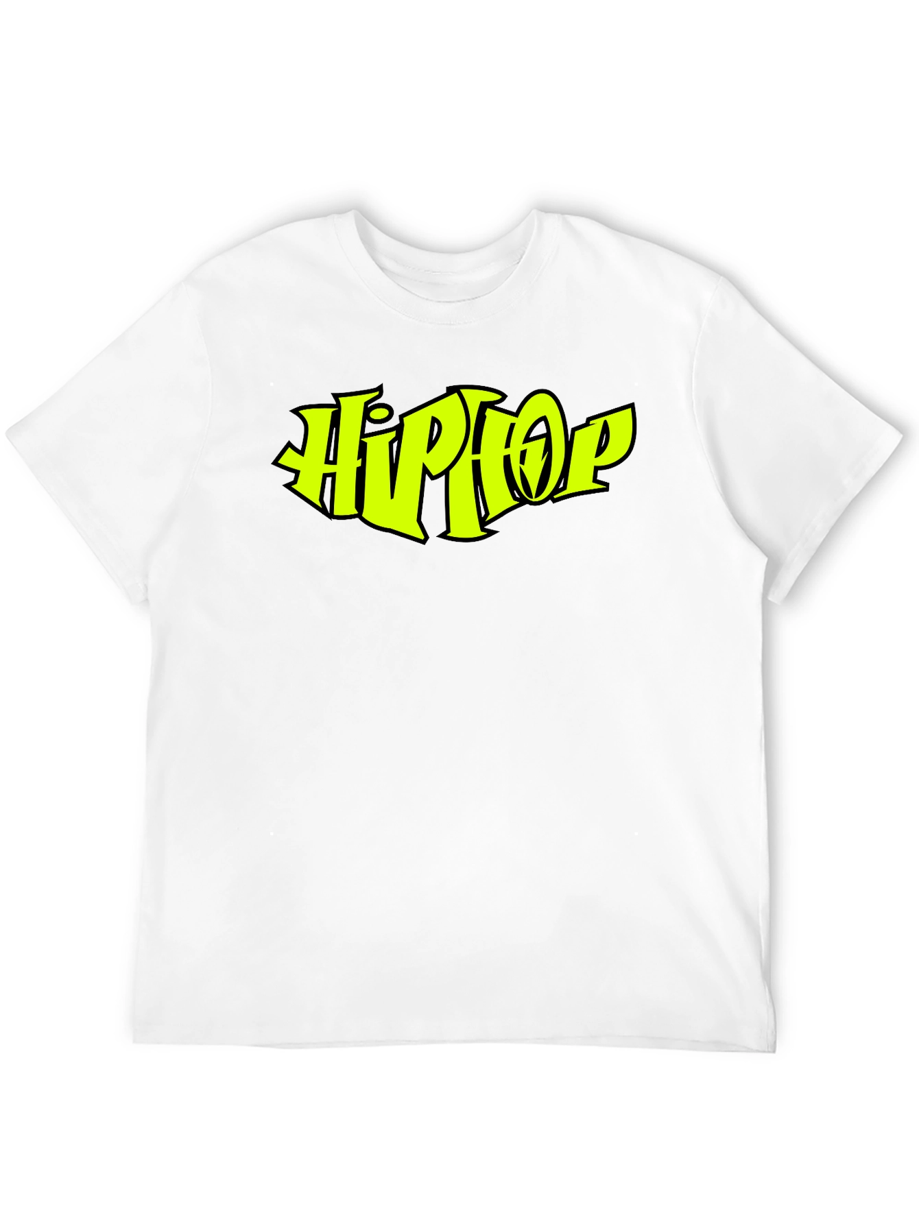 Hip Hop Graphic Black T-Shirt - Classic Style
