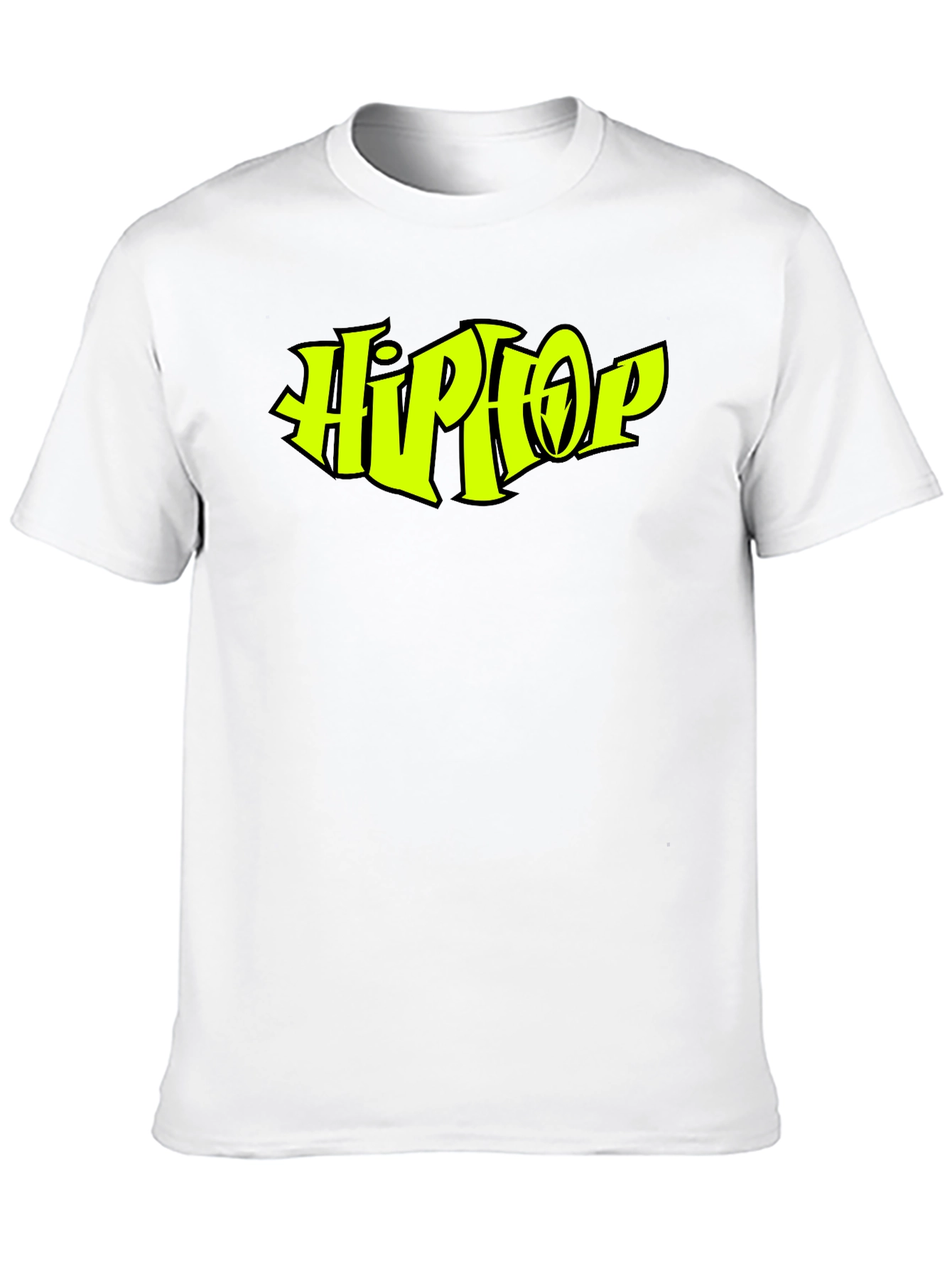 Hip Hop Graphic Black T-Shirt - Classic Style